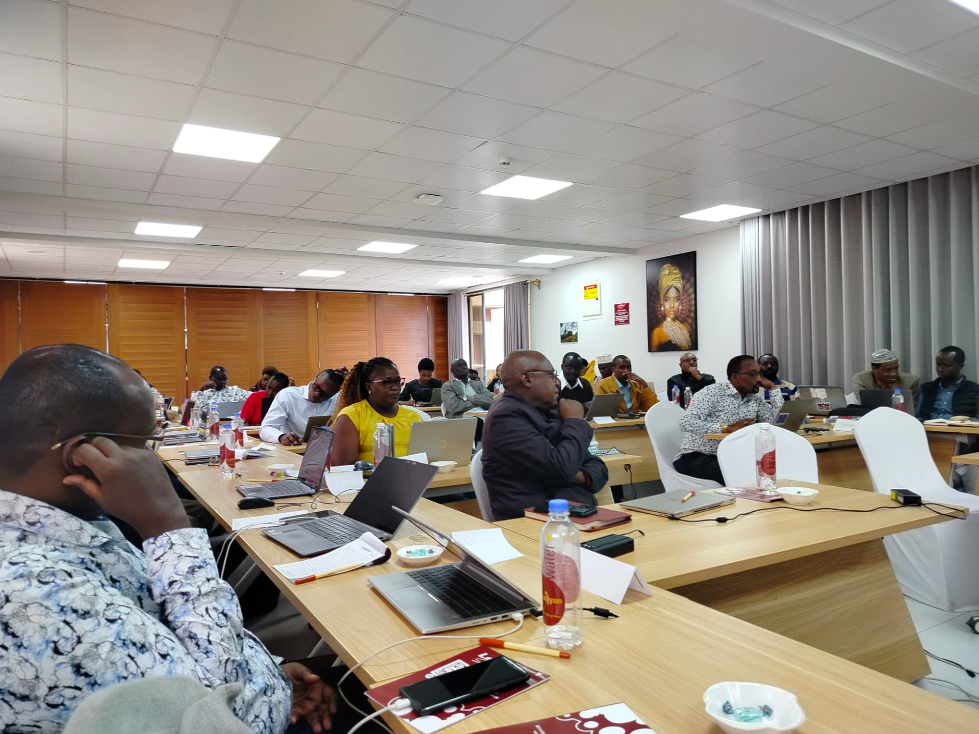 Cross-sector cohort at a Nairobi training workshop